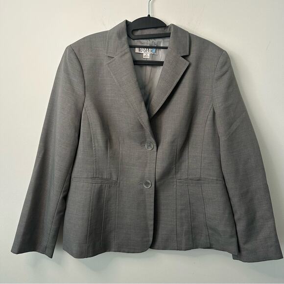 Kasper Charcoal Women's Blazer Size 14 - Picture 1 of 5
